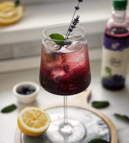 Cocktail Blueberry Prosecco
