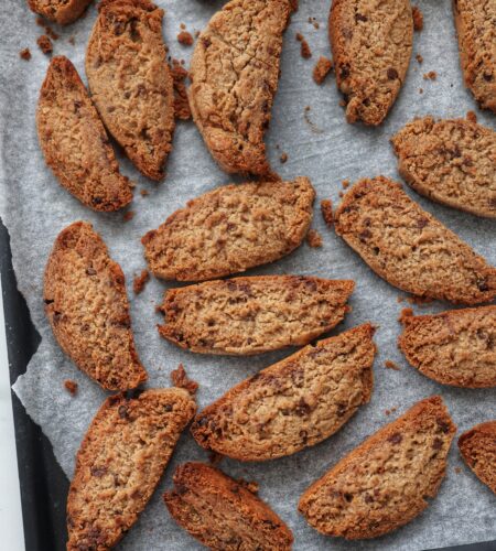 Biscotti cu ciocolata si cacao